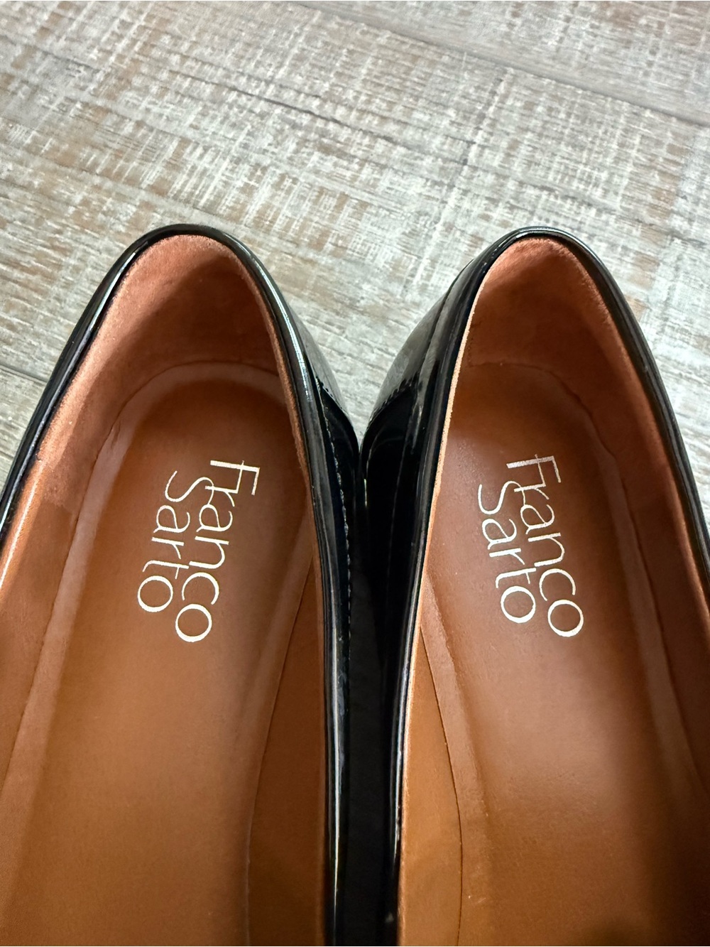 Franco Sarto patent Carolynn Tassel loafer like new sz7.5 - Picture 5 of 12